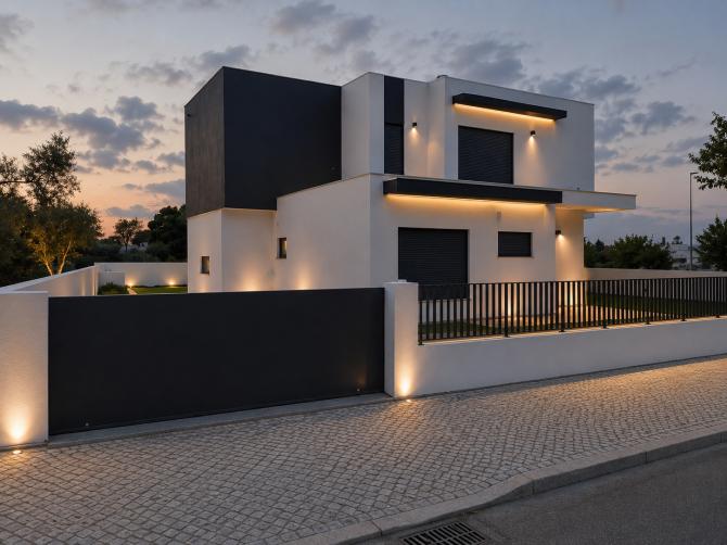 Moradia unifamiliar constru�da no Lote 11 da Urbaniza��o do Cerejal, em Torres Novas
